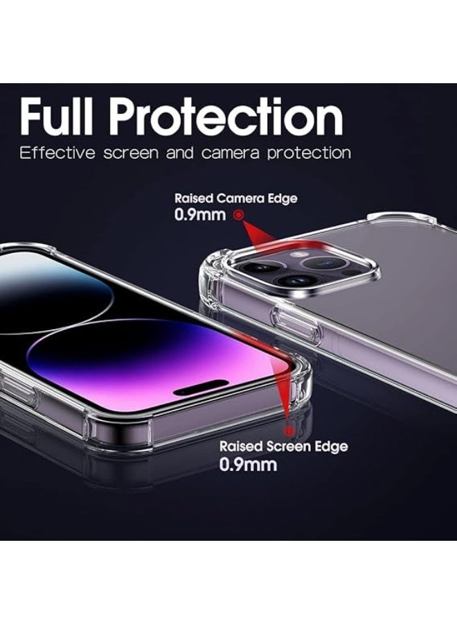 ACLIX Crystal Clear Case For Iphone 14 Pro Max, Made From High-Quality TPU, Soft, Flexible Design, Ultra-Thin and Durable To Use, Shockproof, Anti-Scratch, Optimum Protection For Your iPhone 14 Pro ( Clear) - Image 4