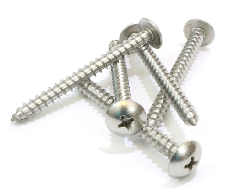 Bolt Dropper #10 x 1 Stainless Truss Head Phillips Wood Screw (100pc) 18-8 (304) Stainless Steel Screws by , ssd Screws - Image 4