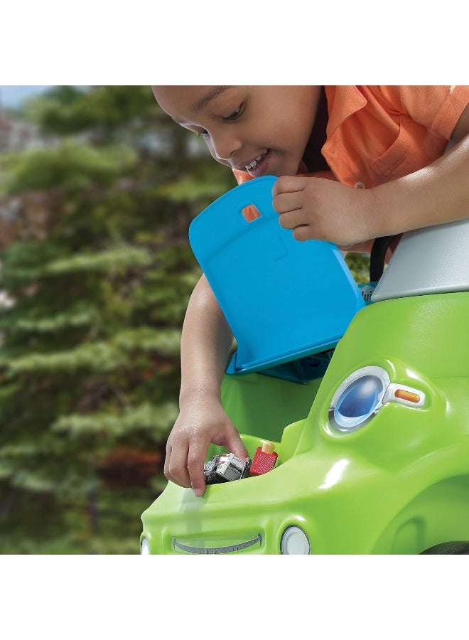 Rainbow Toys RBW TOYS Easy Turn Coupe Refresh Riding Car Toy, Rideon Small Twisting Baby Toy Car | Kindergarten Toddler for indoor/outdoor Removable Floorboard and Built-In Grip Handle (GREEN) - Image 3