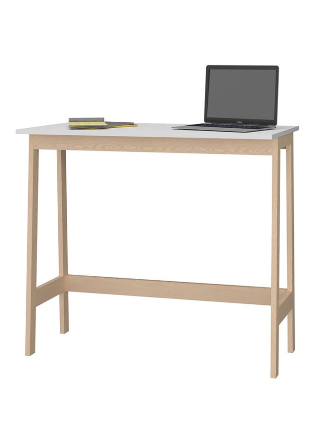 Home Box Home Office Table,Computer Desk Of High Quality And Easy To Install  - Mdp 15Mm Color Nutbrown 45 x 90 x 79.5 cm - Image 2