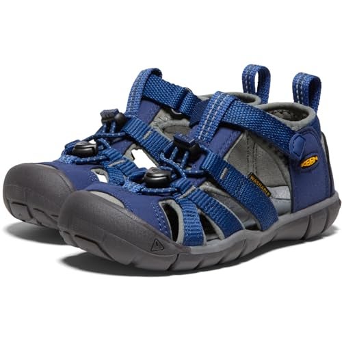 KEEN Unisex-Child Seacamp 2 CNX Closed Toe Sandals,Blue Depths/Gargoyle,5 Big Kid - Image 4