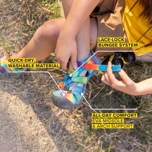 KEEN Unisex-Child Seacamp 2 CNX Closed Toe Sandals,Blue Depths/Gargoyle,5 Big Kid - Image 2