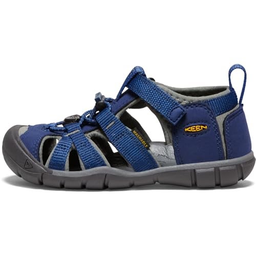 KEEN Unisex-Child Seacamp 2 CNX Closed Toe Sandals,Blue Depths/Gargoyle,5 Big Kid - Image 3