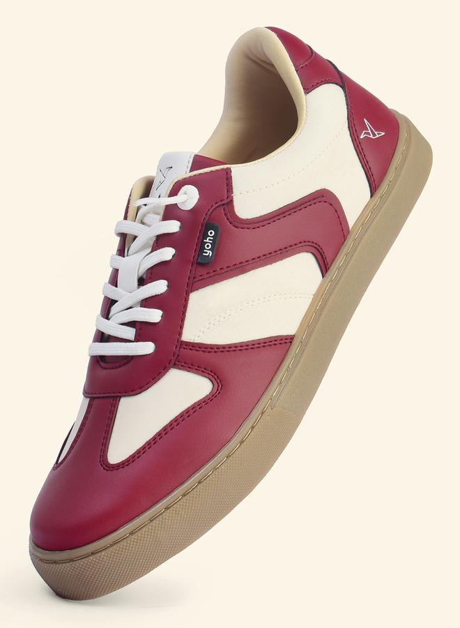 YOHO Men Stride Color Block Stretch Lace Sneakers - Image 3