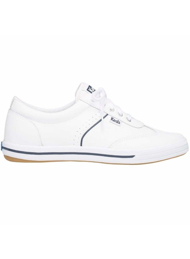 Keds Women's Courty Core Leather Sneaker White 7, 37.5 EU - Image 1