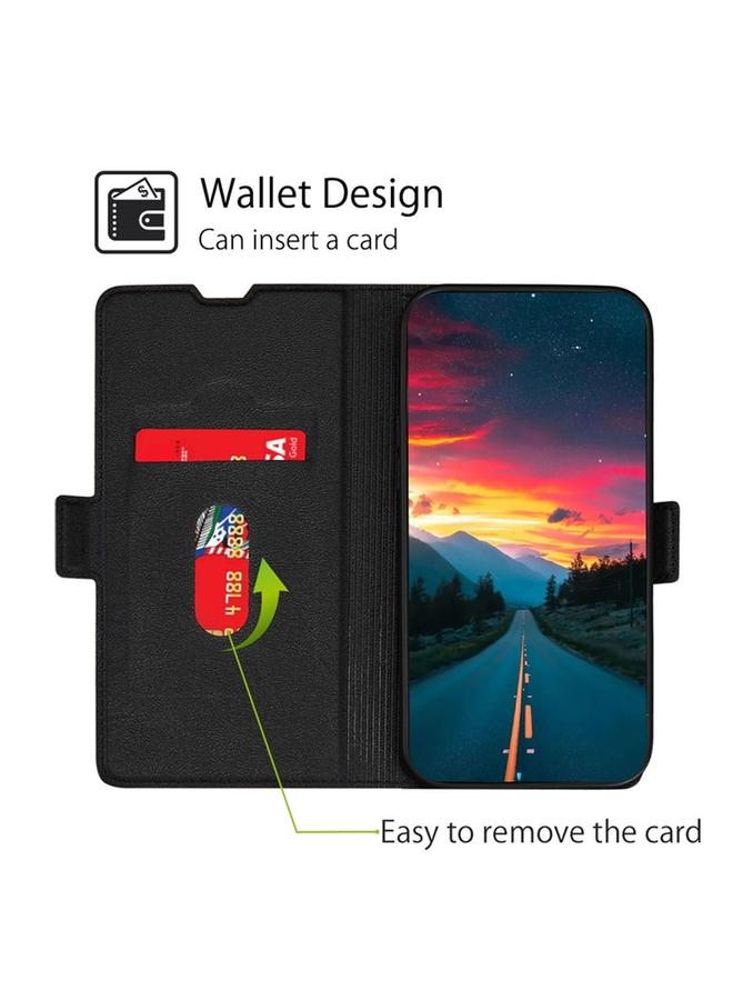اس-توب جراب لهاتف Nothing Phone 2 مصنوع من الجلد فائق النحافة مع مشبك جانبي قابل للطي أفقيًا - Image 3