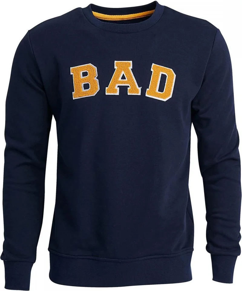 Bad Bear Bad Convex Men's Navy Blue Sweatshirt