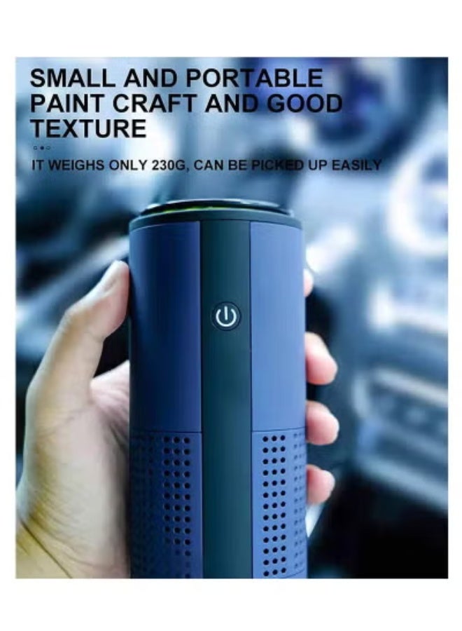 Aramu Car Air Purifier, Mini Air Purifier for Car with True HEPA Filter Cleans Air, Eliminates Smoke Dust Pollen etc, Small Travel Air Purifier for Office  - Image 2