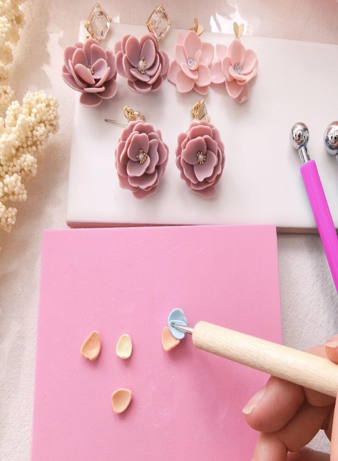 Biutee Flower Polymer Clay Cutter 10Pcs Mini Floral Polymer Clay Cutters for Earrings,Clay Earring Cutters Polymer Clay Earring Making Kit for DIY Tools Jewelry Earrings Making - Image 5