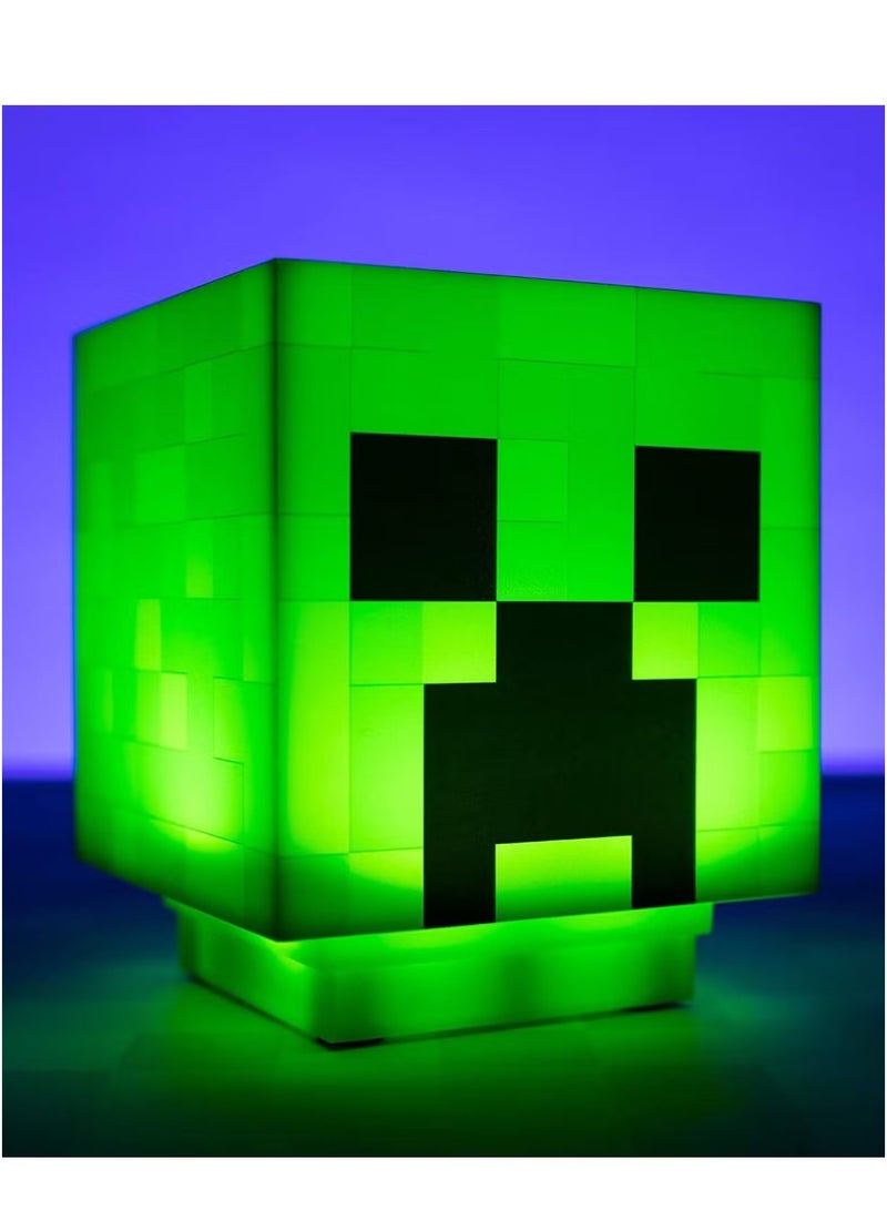 Ailily Minecraft Creeper Night Light Square Shape Lamp For Home Decor Gift Kids - Image 2