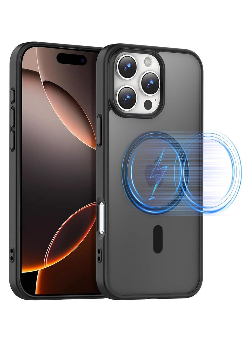 Aookay for iPhone 16 Pro Max Case: [Compatible with MagSafe] [Anti-Fingerprint] [Mil-Grade Drop Protection] [Anti-Scratch] Translucent Matte Slim Thin Shockproof Protective Cover for iPhone 16 Pro Max - Image 1