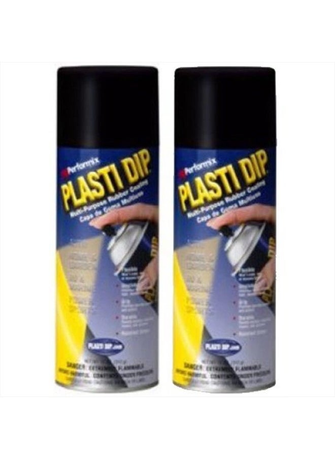 Plasti Dip - 2 PACK PLASTI DIP Mulit-Purpose Rubber Coating Spray BLACK 11oz … - Image 1