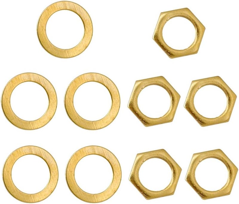 klarako 5PCS Guitar Input Output Washer for Electric Guitar/Bass, Gold, as described - Image 5