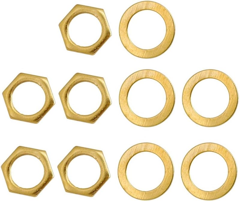 klarako 5PCS Guitar Input Output Washer for Electric Guitar/Bass, Gold, as described - Image 4