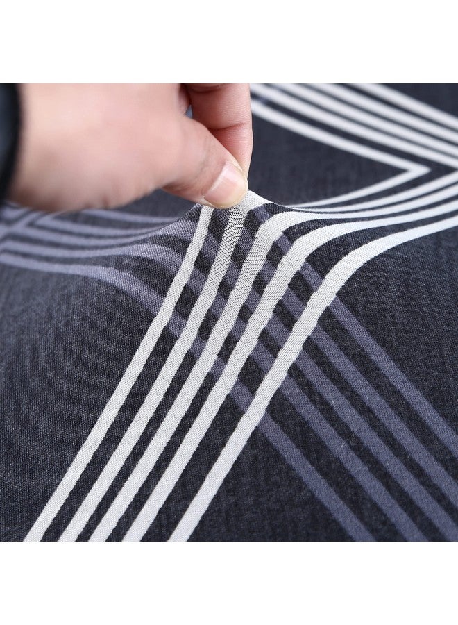 House of Quirk Elastic Chair Cover Stretch Removable Washable Short Dining Chair Cover Protector Seat Slipcover (Pack of 6, Fossil Grey) ,Polyester - Image 5