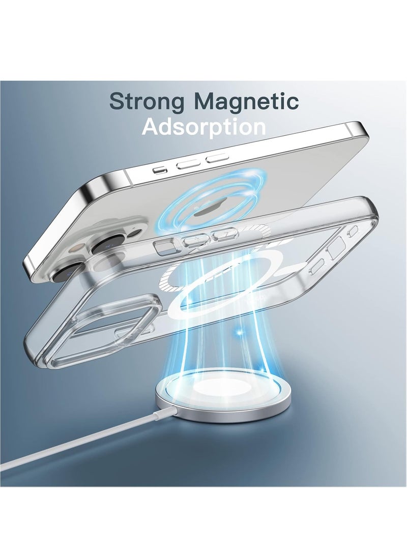 DUSALA IPhone 14 Pro Max Case Camera Control Compatible with MagSafe Shockproof Military-Grade Protection Magnetic Phone Case for iPhone 14 Pro Max Classic Hybrid Case Clear - Image 3