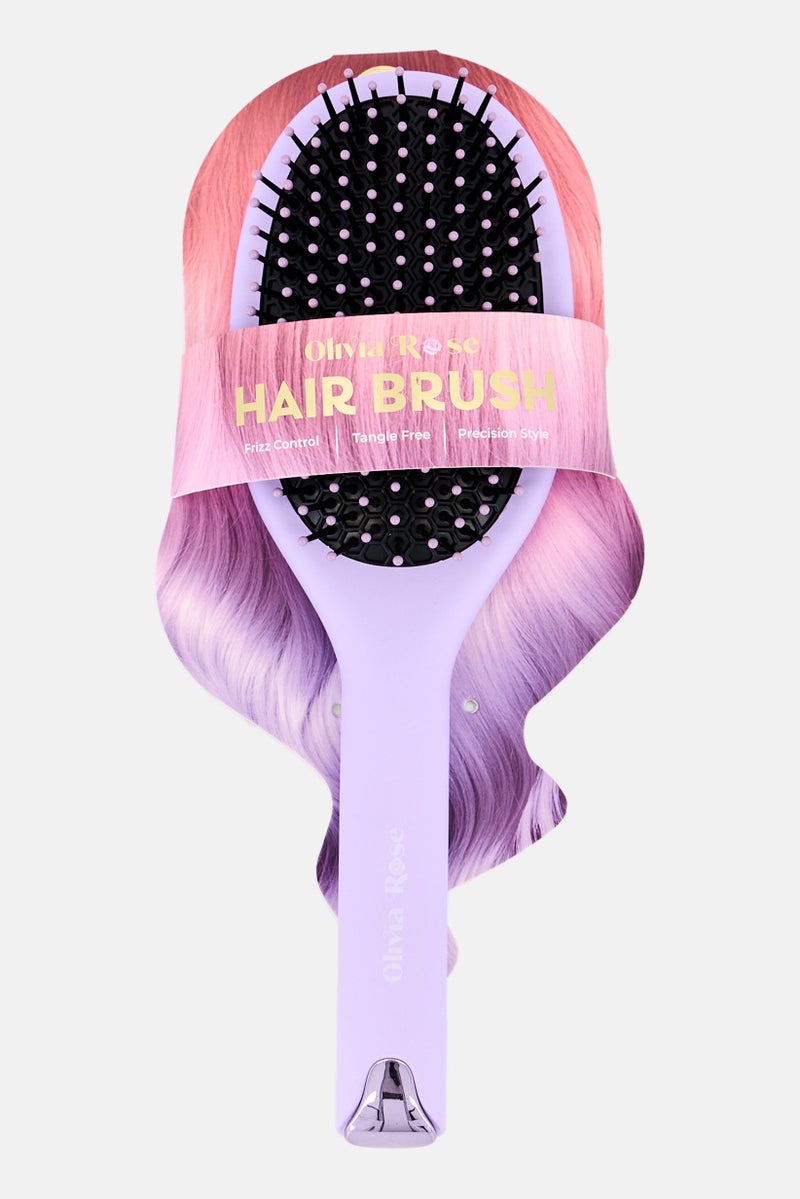 Olivia Rose Oval Hair Brush, Lavender - Image 1