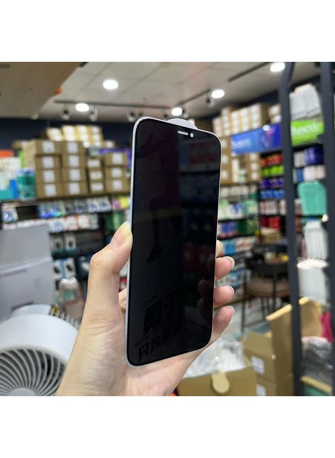 Generic - Anti-peep Film Is Suitable For Apple XS/XR/11/12/13/14/15/16 Mobile Phone Film With Bag-Color:Sheet With Packaging-Dimensions:Apple 15plus/apple 16plus - Image 1