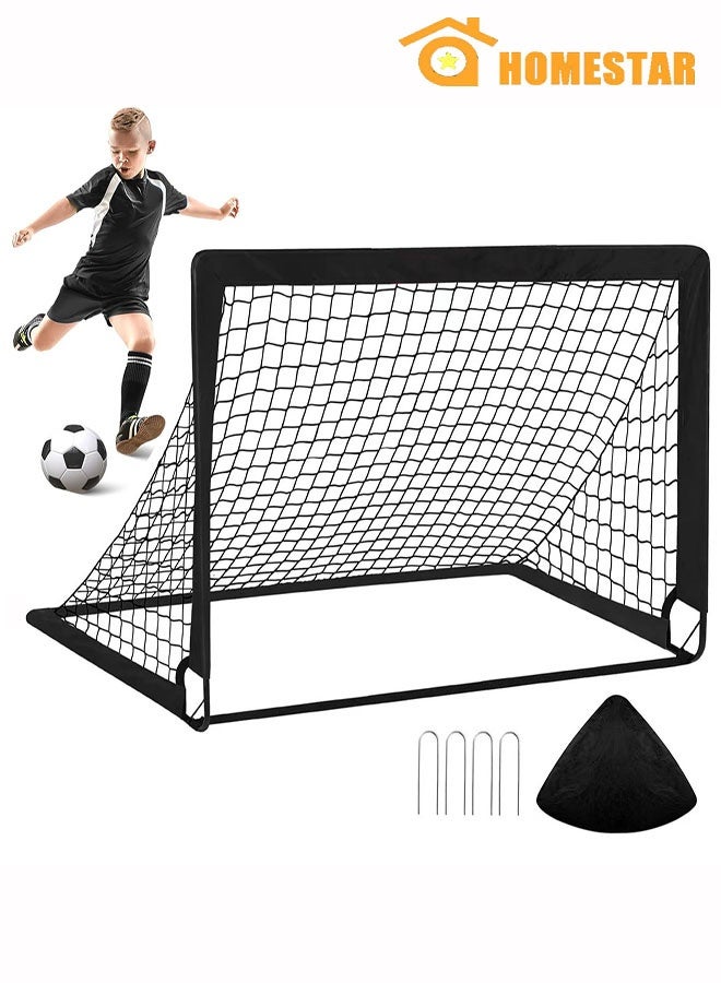 هومستر أهداف كرة القدم مع حقيبة محمولة، شبكات كرة القدم، معدات التدريب للأطفال، ألعاب الشباب، الرياضة، مناسبة لعبة العائلة - Image 1