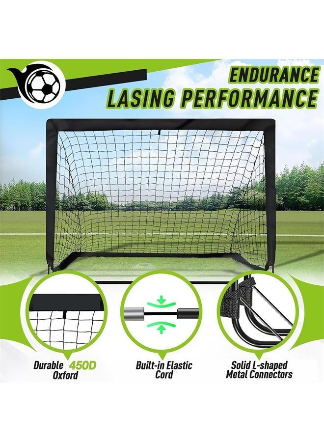 هومستر أهداف كرة القدم مع حقيبة محمولة، شبكات كرة القدم، معدات التدريب للأطفال، ألعاب الشباب، الرياضة، مناسبة لعبة العائلة - Image 3