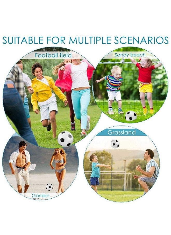 Sumind - 16 Pieces Inflatable Soccer Ball Inflatable Blow Up Football Mini Bouncing Ball Bouncy Toys Balls For Swimming Pool Outdoor Kids Beach Soccer Party Favors 5.5 Inches - Image 1