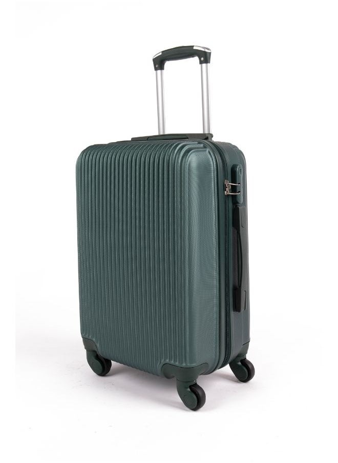 LIMRA - Hardside 6 Piece Luggage Trolley Set Green - Image 1