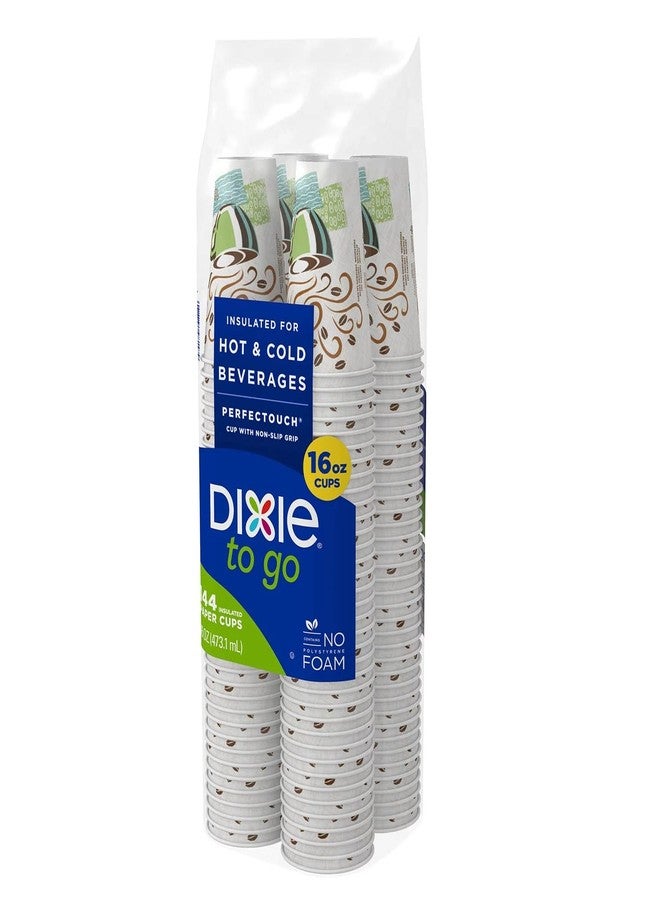 ديكسي أكواب ورقية معزولة من ديكسي بيرفكت تاتش، ساخنة/باردة، لون قهوة ضبابي، 16 أونصة (144 كوبًا) - Image 4