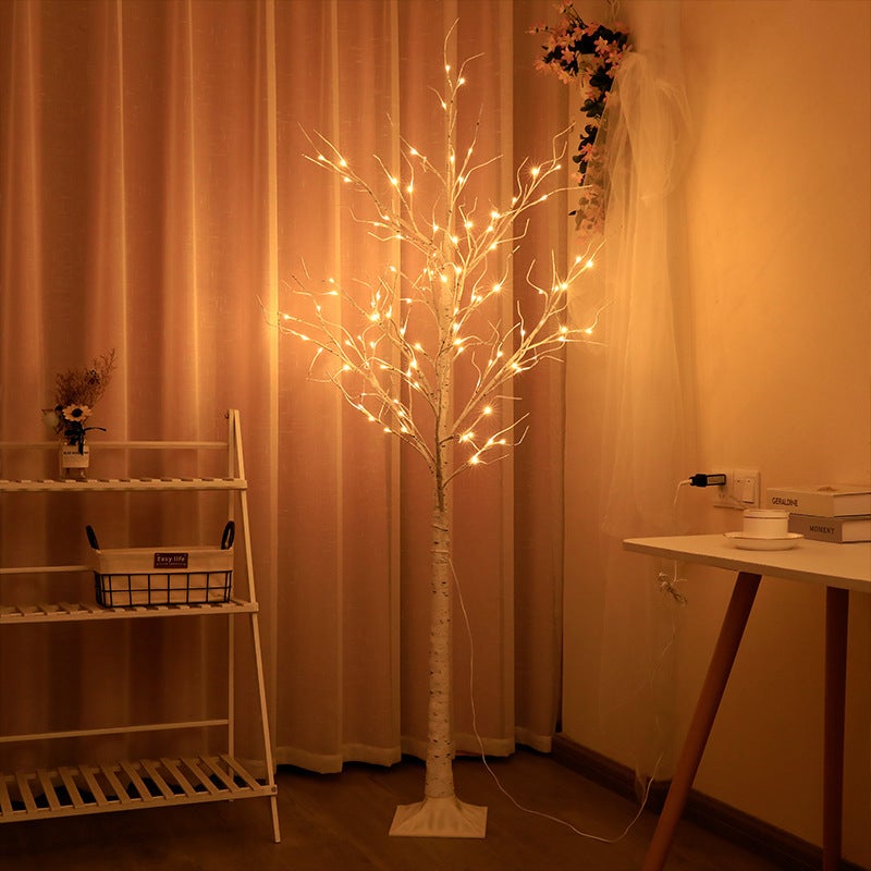 led simulation birch tree lights live bedroom decoration modeling lights courtyard landscape lights factory direct sales - Image 4