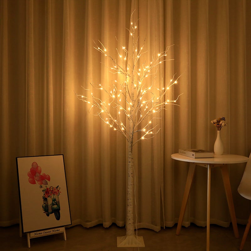 led simulation birch tree lights live bedroom decoration modeling lights courtyard landscape lights factory direct sales - Image 1