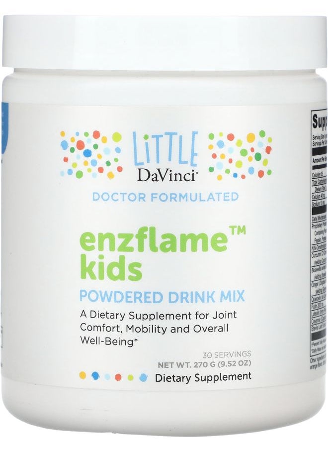 LiTTLE DaVinci - Enzflame Kids Powdered Drink Mix 9.52 oz (270 g) - Image 1