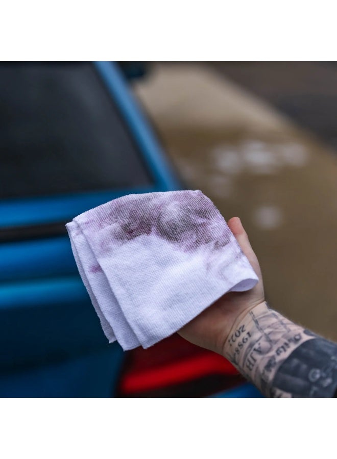 أوتو فينيس صندوق قماش أوتو فينيس المصنوع من الألياف الدقيقة للاستخدام مرة واحدة - عبوة من 50 قطعة قماش فائقة النعومة وخالية من الوبر للاستخدام مرة واحدة لتنظيف وتلميع وتشميع وتنظيف السيارات - Image 5