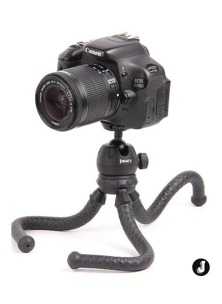 JAJEEK Flexible Lightweight Tripod with 360° Rotation – Durable Silicone-Aluminum Build, Universal Phone/Camera Compatibility, 1.5kg Load Capacity - Image 1