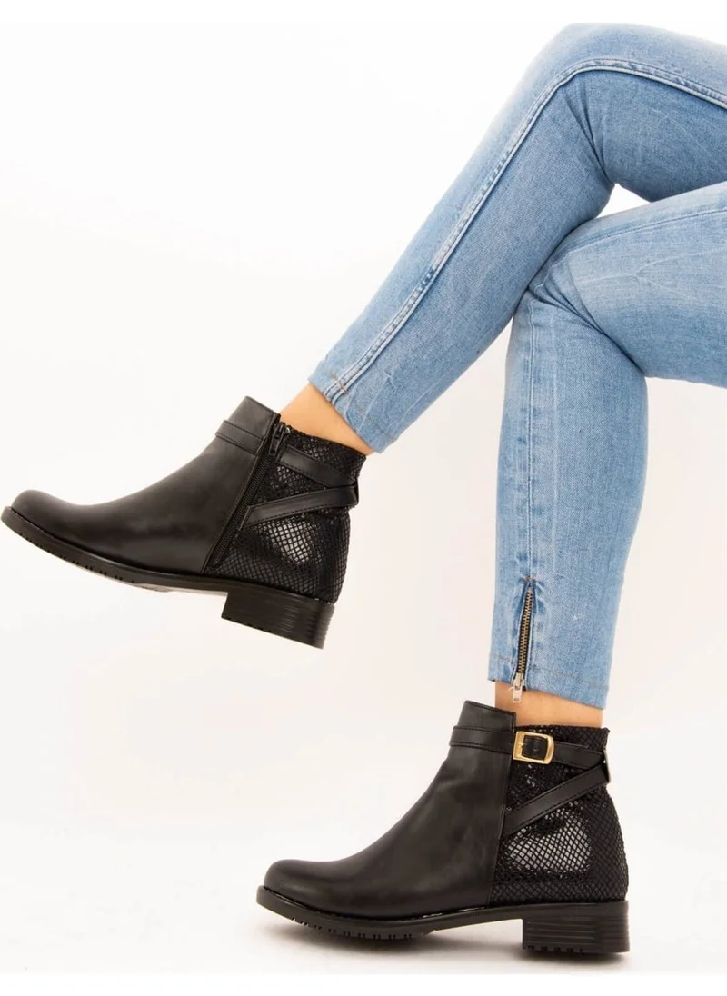 Fox Shoes Black Snake Women's Boots E726490009