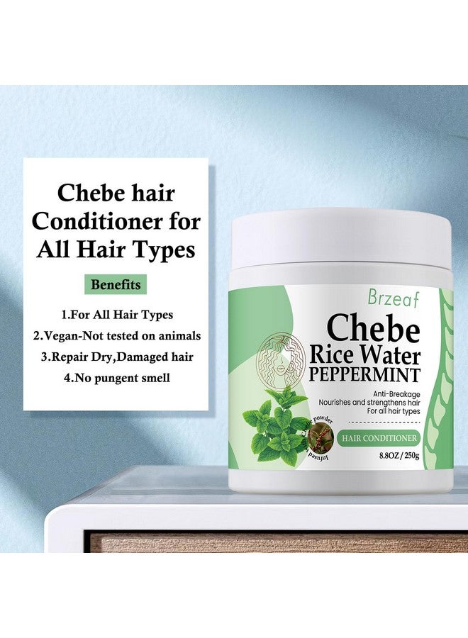 Brzeaf Rzeaf Chebe Leave In Conditioner For Hair Growth With Rice Water & Chebe Powder (8.8 Oz) Super Moisturizing & Promote Hair Growth Natural Chebe Leave In Conditioner Deter Hair Breakage - Image 4