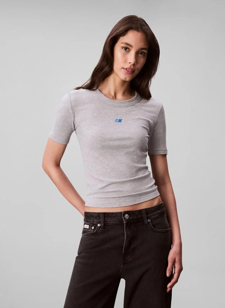 Calvin Klein Jeans Logo Crew Neck T-Shirt