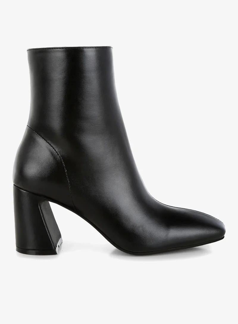 London Rag London Rag Women's Square Toe Ankle Boots in Black
