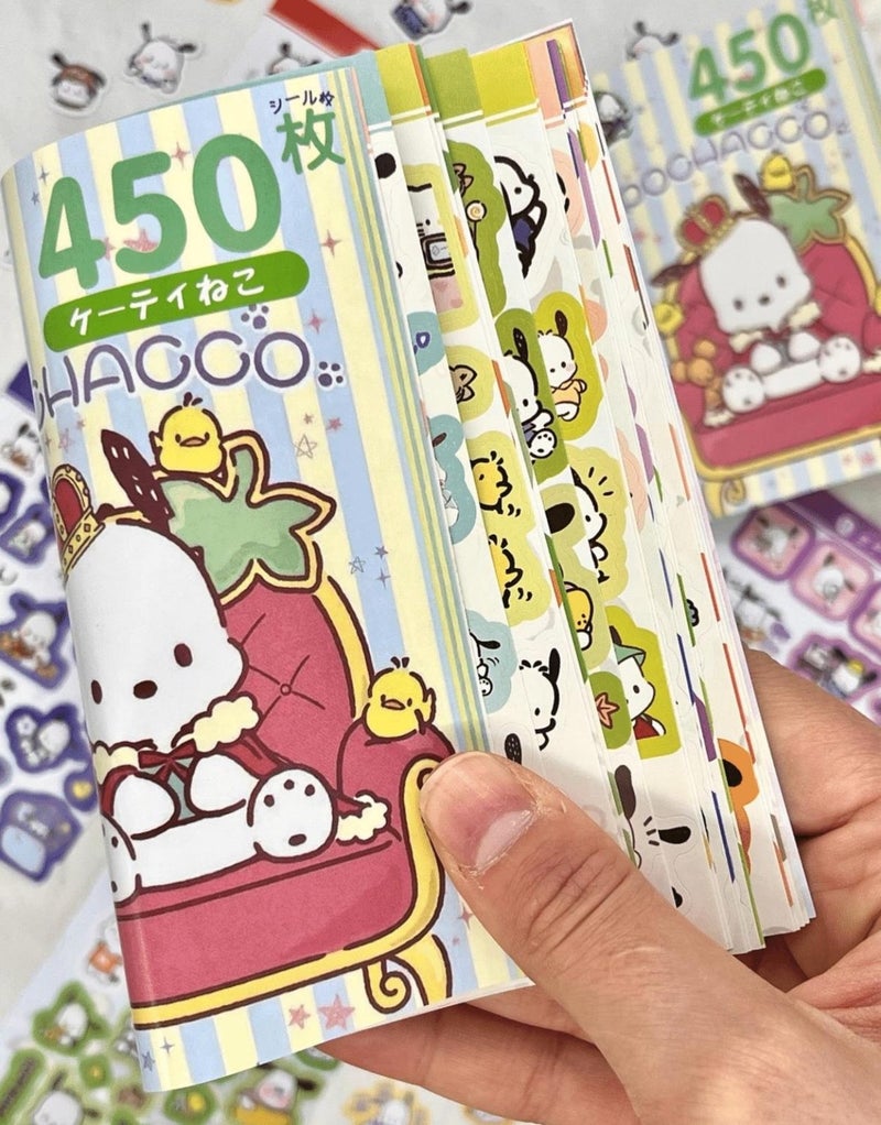 Paper Ship Shop Sanrio Pochacco Character Notebook Sticker Bullet Journal Notebook Decoration Stickers