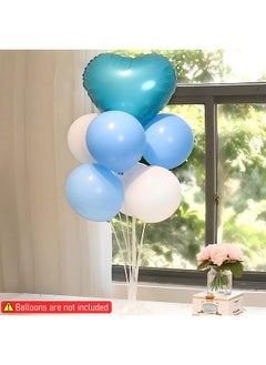 HASTHIP HASTHIP® 6Pcs Balloon Stand for Decoration, Balloon Supplies with Dot Stickers Balloon Accessories, Balloon Sticks with Base for Table Birthday Baby Shower Graduation Party Decorations  - Image 5