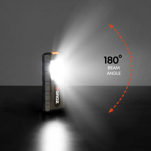 Groz Mini COB Flashlight/Pocket Torch with Magnetic Clip | 150 lumens, 3 Watts | Small Treks Light Emergency Mini Flashlight Automobile Repairs, Camping, Hiking.| LED/140 - Image 3