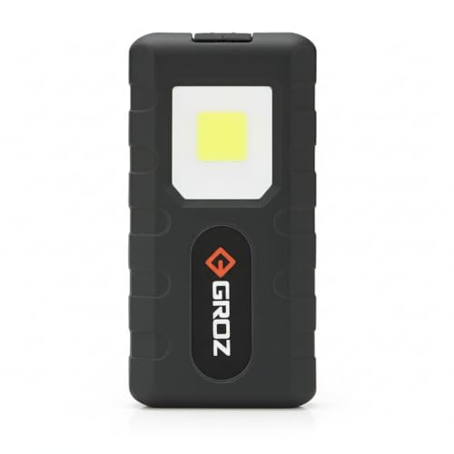 Groz Mini COB Flashlight/Pocket Torch with Magnetic Clip | 150 lumens, 3 Watts | Small Treks Light Emergency Mini Flashlight Automobile Repairs, Camping, Hiking.| LED/140 - Image 1