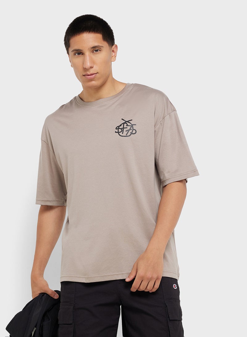 Seventy Five Graphic Print Oversized T-Shirt - Image 2