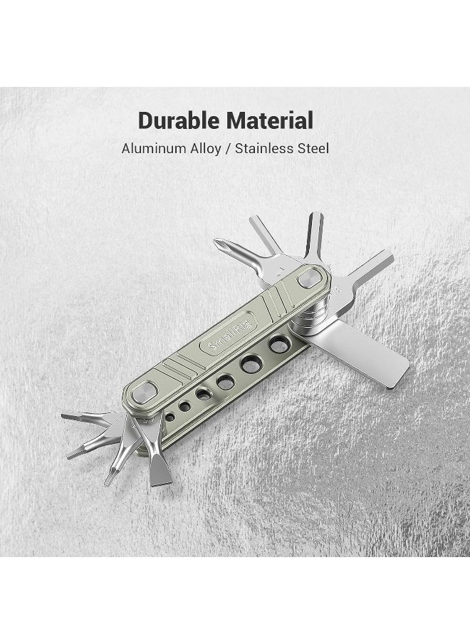 SMALLRIG Universal Folding Tool Multi-Tool for Videographers, Tool Set with Nine Functional Tools Included