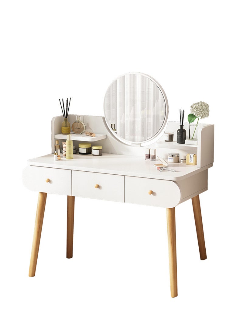 Generic Bedroom Bedside Dressing Table with LED Light 100*40*121cm  - Image 2