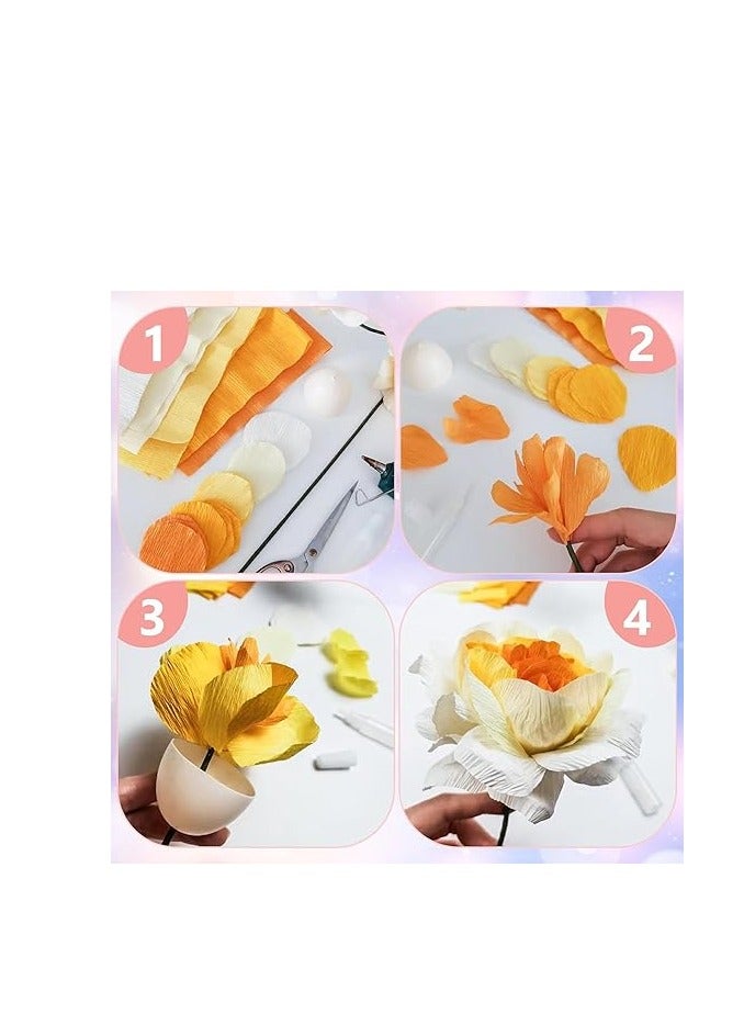 فلامينجو نيون كريب ستريمر عبوة متعددة الألوان مكونة من 20 قطعة - Image 3