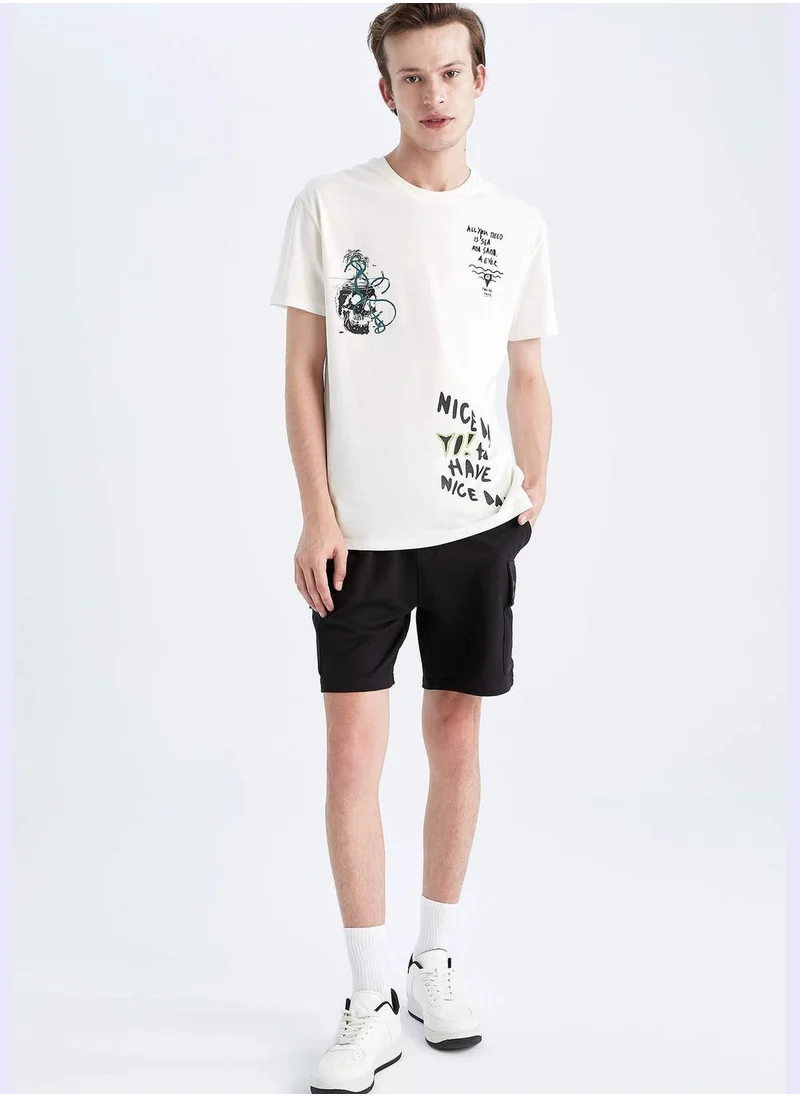 DeFacto Man Slim Fit Bottom Knitted Short