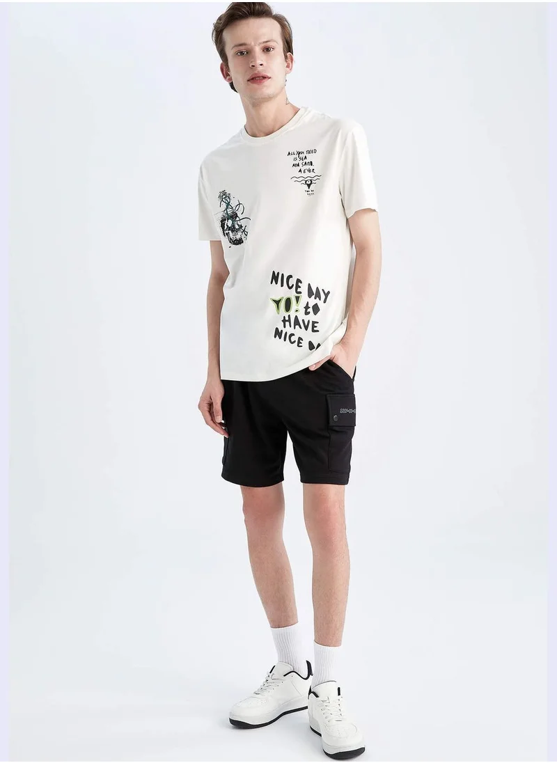 DeFacto Man Slim Fit Bottom Knitted Short