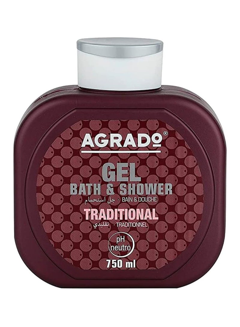 AGRADO Traditional Bath And Shower Gel 750 ML - Image 1
