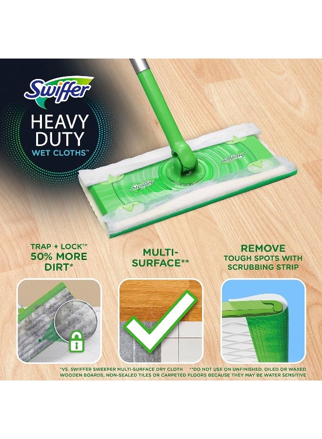 Swiffer Heavy Duty Pet Wet Mopping Cloths with Odor Defense, 20 Count - Image 2
