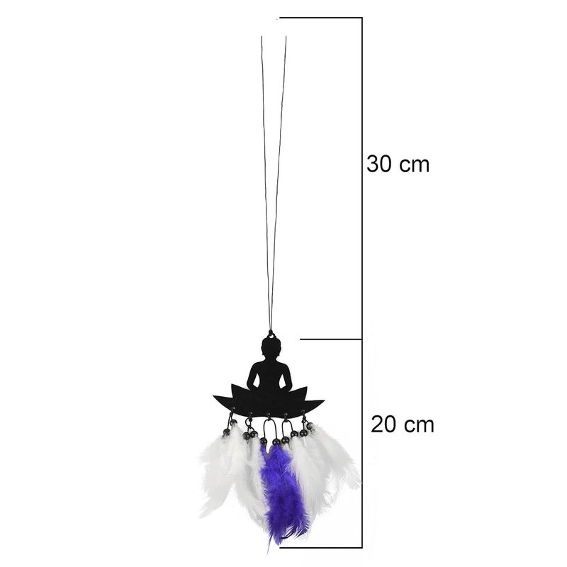 GLNRM Car, Home, Window & Garden for Positive Vibes for Decorative Car Hanging Ornament Dream Catchers (Buddha Flower) - Image 2