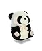 Aurora Playful Rolly Pet Precious Panda Stuffed Animal Compact Size for OntheGo Fun for Adults Kids Birthdays and Anniversaries White 4 Inches - Image 3